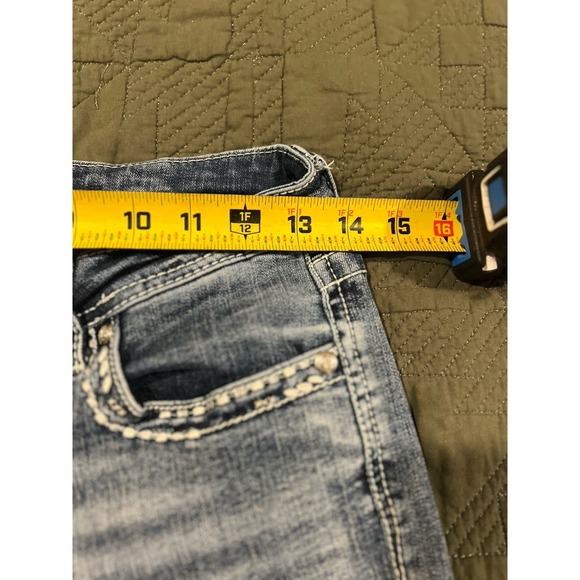 Grace In LA Women's Blue Jeans Size 28 Western Embelishments - Picture 6 of 14